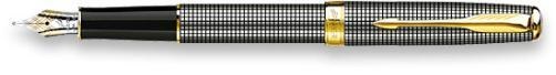 Parker New Sonnet 2008 Cisele Silver  Fountain pen - penna Stilografica